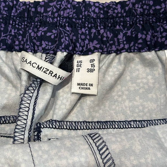 Isaac Mizarhi Live Size 0 Petite Purple Small Floral Cottage Cottagecore Size 0P - Picture 3 of 8